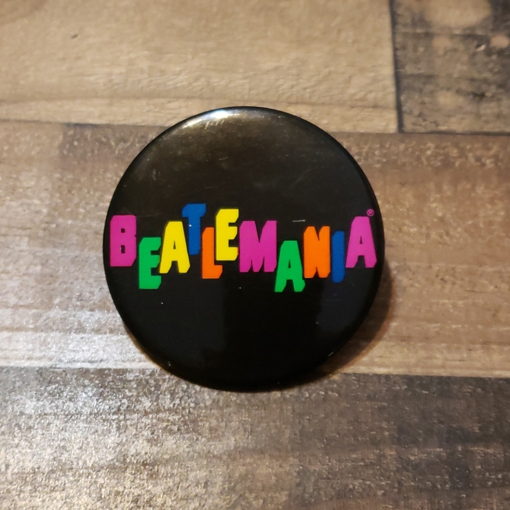 Vintage Beatlemania Pinback Button